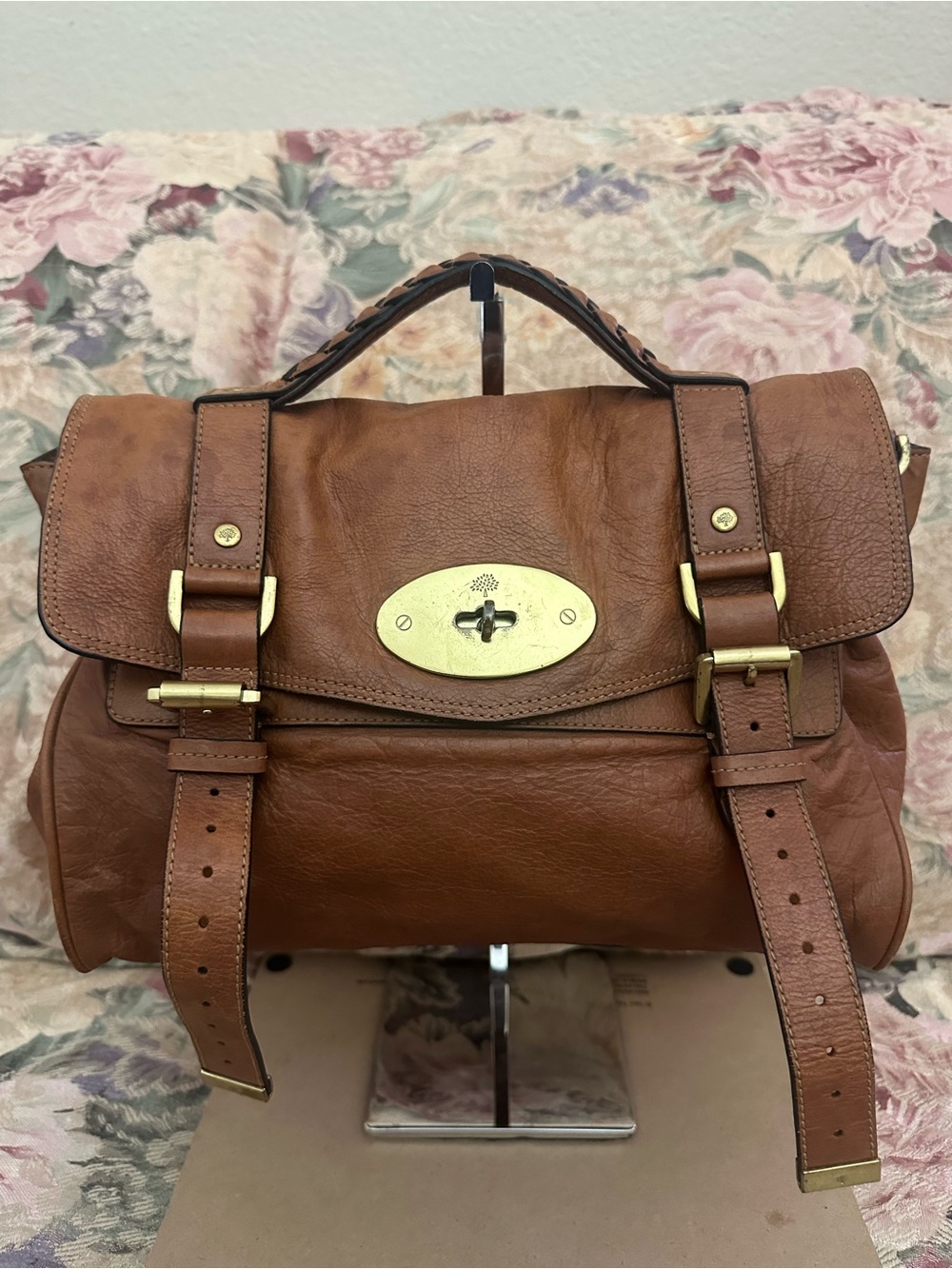 MULBERRY Classic Brown Leather Satchel bag - no strap